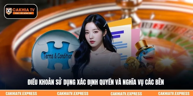 Điều khoản sử dụng xác định quyền và nghĩa vụ các bên